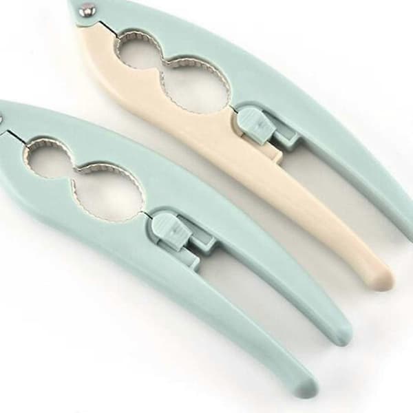 Nutcracker 2pcs Multifunctional Walnut Opener Nut Clip Nuts Peeler Portable Walnut Clip for Home Use Almond Cracker [DB]