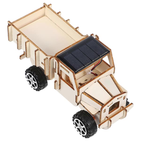 Solar Car Model Kit DIY Science Experiment for Educational Solar Powered Car Assembly, for Ages 8 and Up