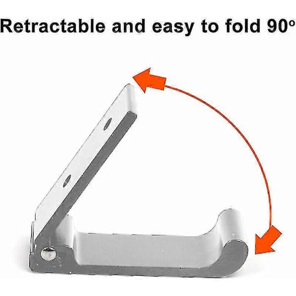 5 Pieces Foldable Hooks Wall Mounted Towel Hooks Coat Hooks 90 Foldable Solid Aluminum Hooks with Stainless Steel Screws Suitable for Changing Rooms