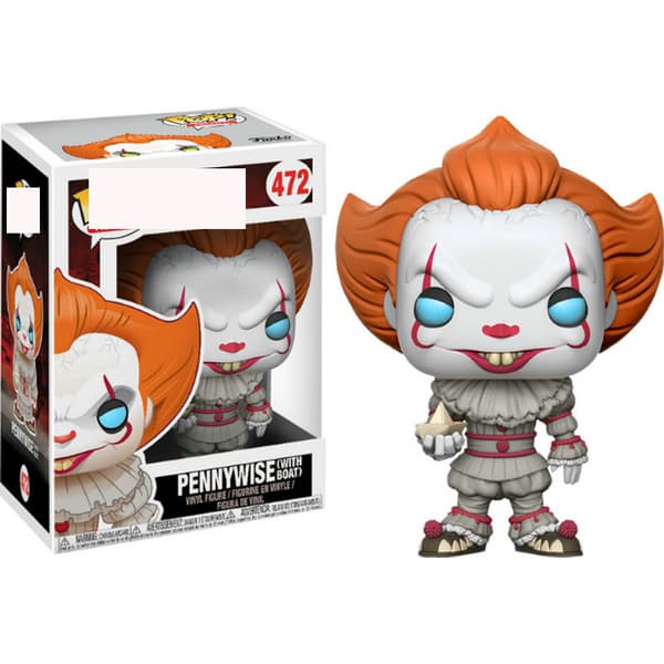 Filmer: It - Pennywise med båt (Stiler kan variere) Samlefigur