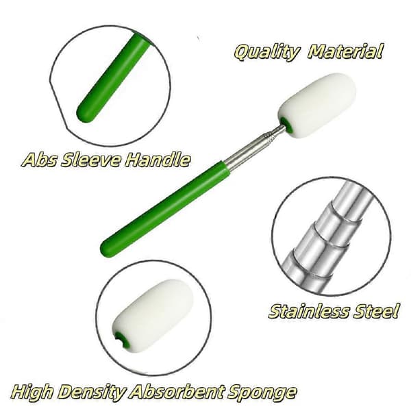 Telescopic Sponge Stick, 3 Adjustable Sponge Sticks