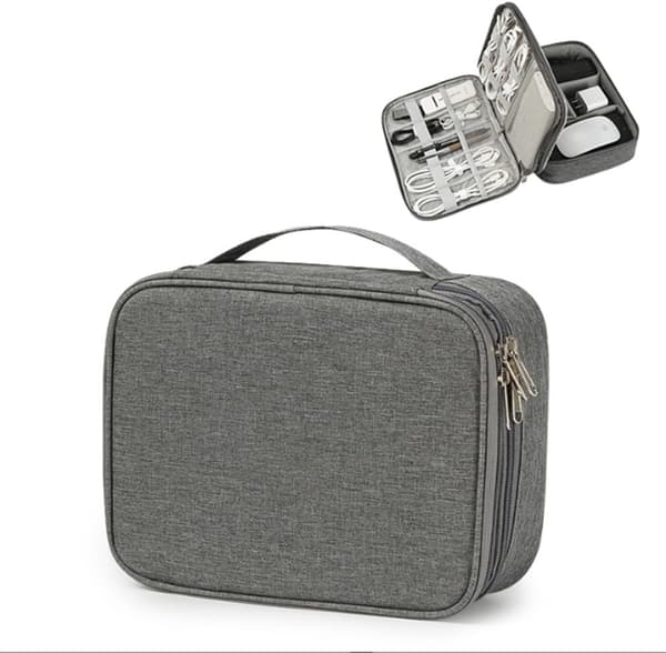 Electronics Accessories Organizer Bag, Travel Cable Organizer Bag, Waterproof Portable Accessories Storage Bag