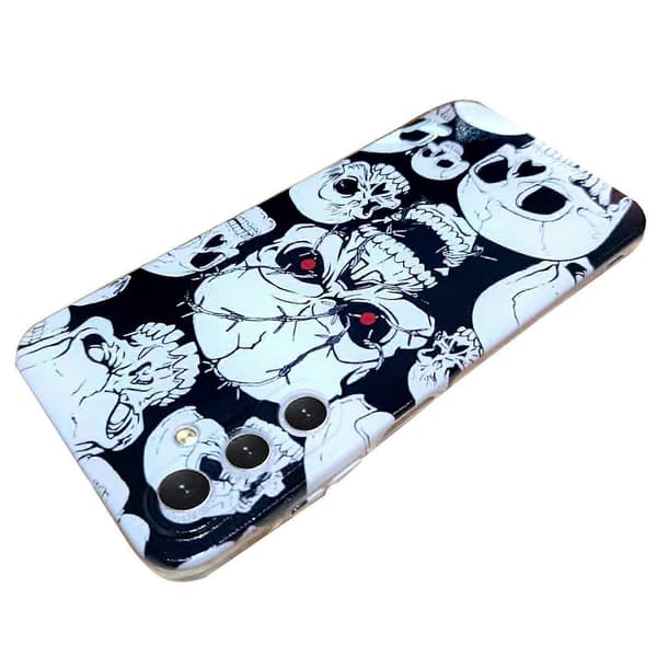 For Samsung Galaxy A26 5G Case Pattern Printing Mobile Phone TPU Back Cover - Skull (Skull)[ht]