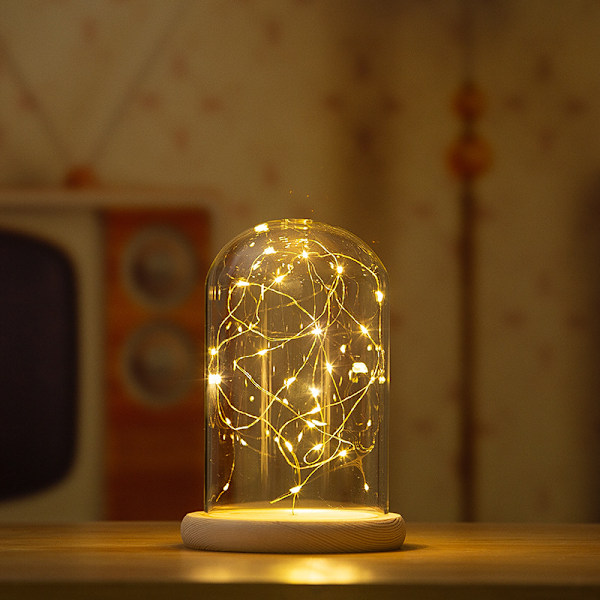 LED Fe-lys Batteridrevne Lysstreng | Mini Lys, Midtpunkt Borddekorationer, Bryllup Fest Soveværelse Mason Jar Jul, Varmt Hvidt