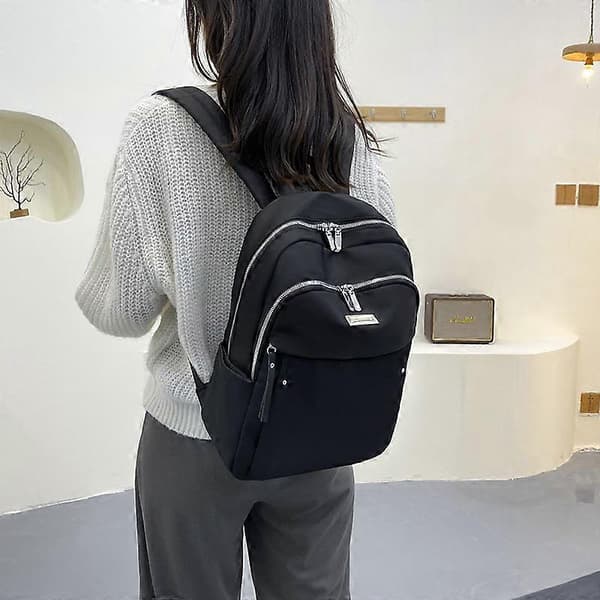 Women's Laptop Backpack Waterproof School Bag Travel Backpack Black