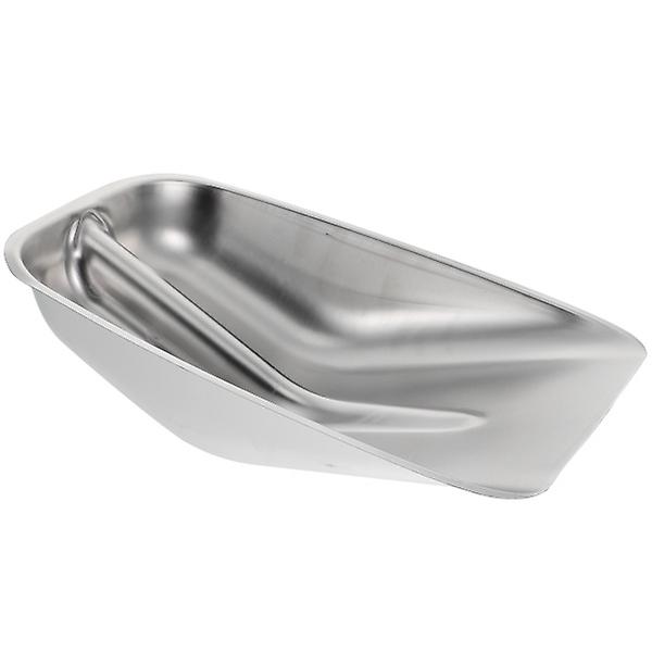 Foldbar Ergonomisk Sneskovl Køretøjs Sneskovl Mudfjernelsesværktøj Graveværktøj Sneskovl Hoved Silver 36X26CM