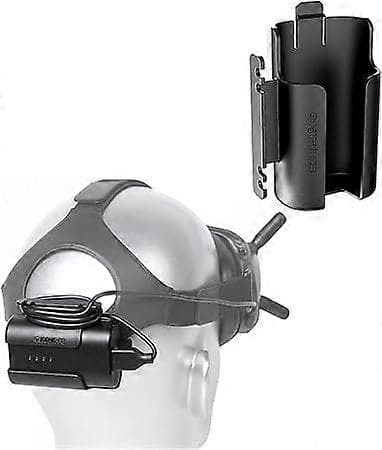 DJI Goggles 2/FPV Goggles V2 Batteriholder Batteritilbehør, Batteriboks Krog Ryglip til DJI Avata Drone Goggles 2/FPV Goggles V2 [DB]