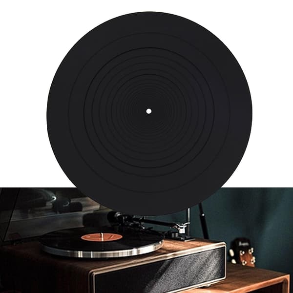 12\" Rubber and Silicone Turntable Mat for All LP Vinyl Record Players
