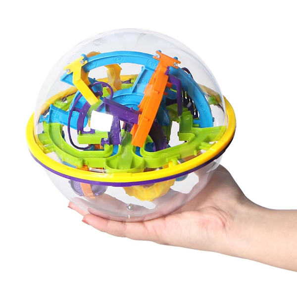 Magisk 3D intelligensball for barn - Utvikle intelligens og foreldre-barn-interaksjon med 158 labyrintnivåer