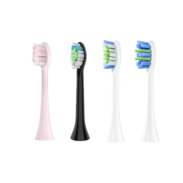 Pakke med 10, sort, til Philips HX6 Sonic elektriske tandbørstehoveder