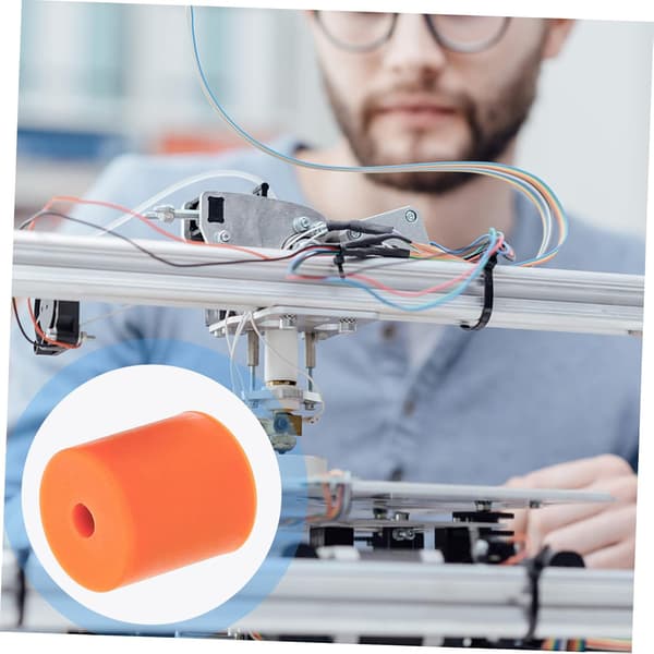 8pcs Silicone Printer Heat Bed Leveling Columns 18mm Stable Heat Bed Mounts High Temperature Resistant Accessories