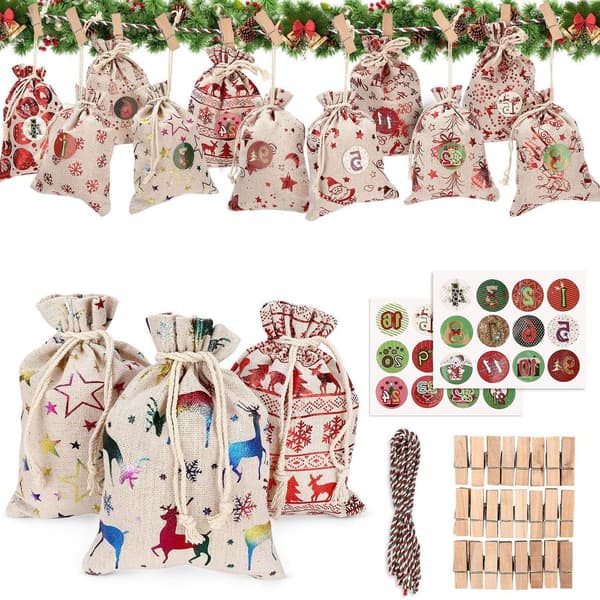 Julekalender i bomuldslinned, DIY Julekalender KLB
