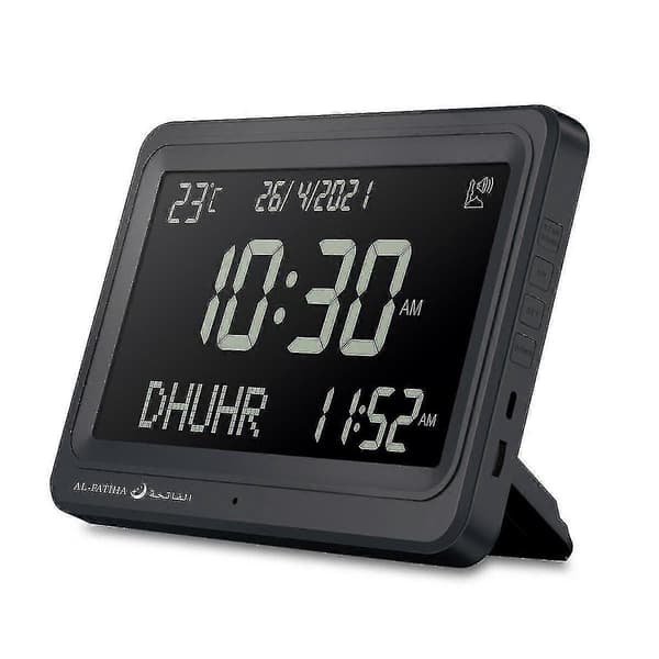 Azan Clock Automatic Worldwide Digital 8 Azan Prayer Sounds Islamic Wall and Table Clock A -Sy