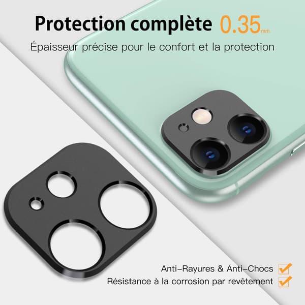 Kameraskydd för baksidan av 11/12Mini, [2 st] The Back Lens Protec