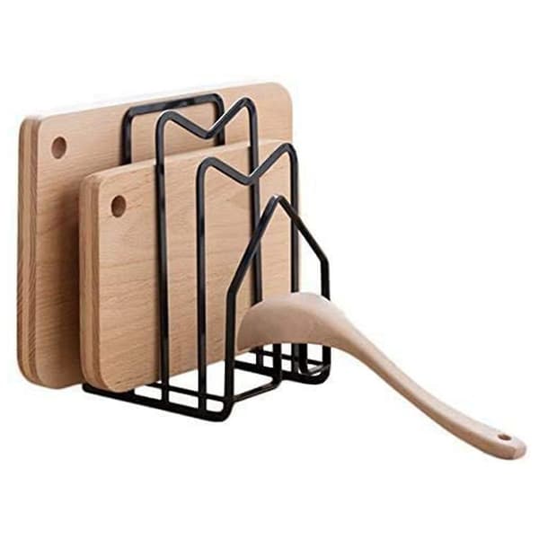 Cutting Board Organizer Rack Holder Cutting Board Rack Kitchen Countertop Pots Pan Lid Rack Orga