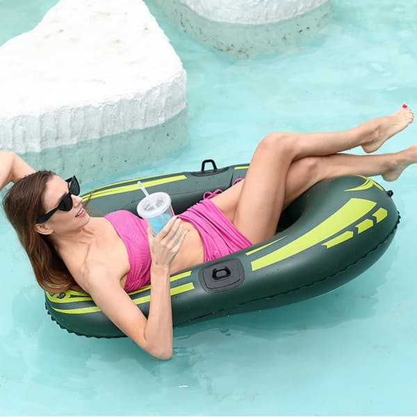 Inflatable Boat Summer Pleasure Boat Canoe Kayak for One Person