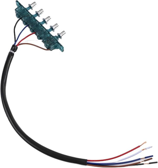 5-knaps emhætte del og funktion PC-brug switch controller udskiftning med lyslås materiale kontrolpanel til køkken