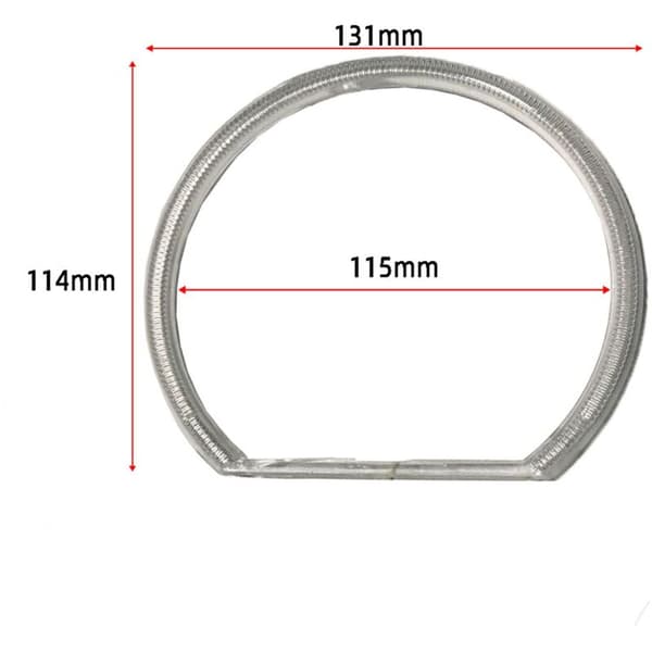 4 stk hvite CCFL LED-frontlys øyne Halo Ring DRL blinklys for E36 E46 E39 E38