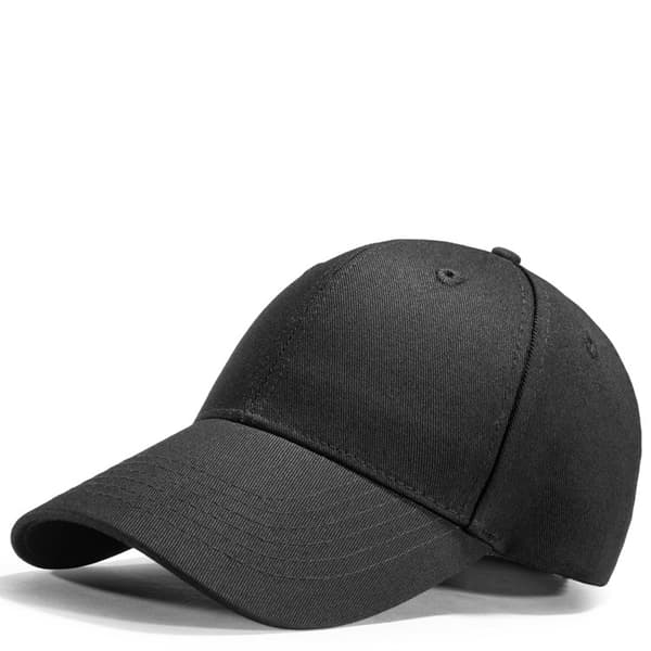 Justerbar børnebaseballkasket (sort 52 - 56 cm) golfkasket