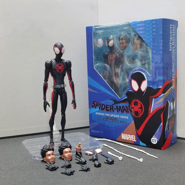 Tamashii Nations Spider-Man Miles Morales 6-tums Actionfigur