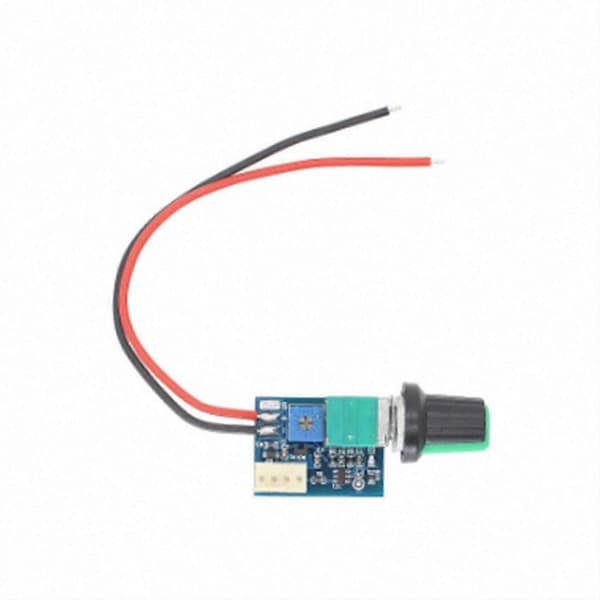 3-pack 12V DC PWM Variable Speed Controller with Knob, 4-pin Silent Fan Speed Adjustment Module