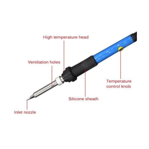 Soldering Iron 60W Soldering Station Adjustable Temperature and Case 15