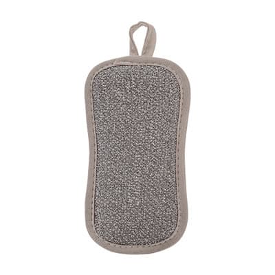 1 stk (grå) Vaskbare og genanvendelige svampe - Mikrofiber dobbeltsidet