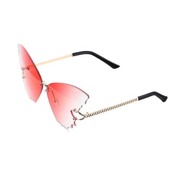 1 stk Design Solbriller Stilige Solbriller Stilig Solbrille Tilbehør Rosa 16X6.6cm Pink 16X6.6cm