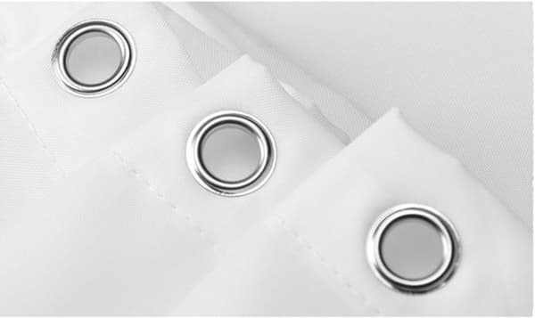 A set (cx176, approx. 180*180cm) 3D printed elephant shower curtain