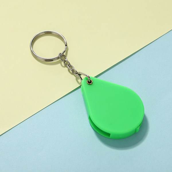 Foldbar Lomme Smykke Forstørrelsesglas Øje Nøglering Mini Forstørrelsesglas Loupe - Tilfældig Farve