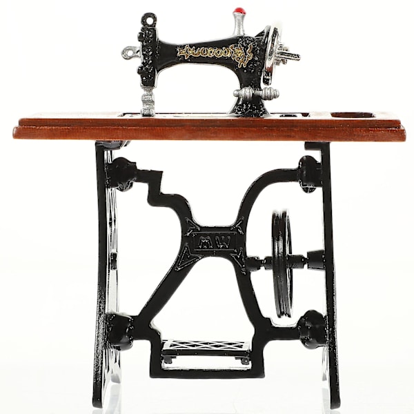 Mini-ompelukone Malli Miniatyyri Talo Ompeleva Kone Pieni Talo Tarvike 7.5X7.1X3CM 7.5X7.1X3CM
