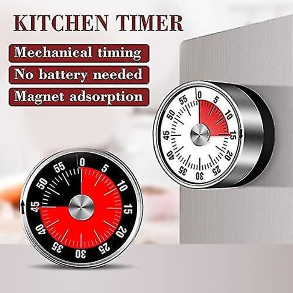 Visual Analog Timer, 55 Minute Egg Timer, Countdown Timer For Kids And Adults