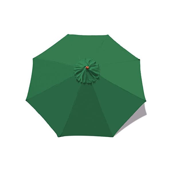 (Grønn) Parasoll Erstatningsduk - 6 ribber - Diameter 2 meter -
