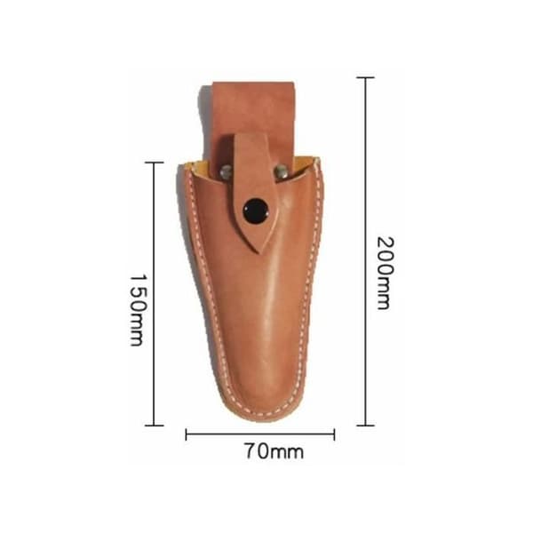 Leather Pruning Sheath - YYV - 2pcs - Durable PU Leather - Anti-rust - Metal Buckle