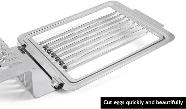 Shuangguyue Stainless Steel Egg Slicer, Egg Cooker, Kitchen Utensil, Home Kitchen, Egg Cutter (Silver)