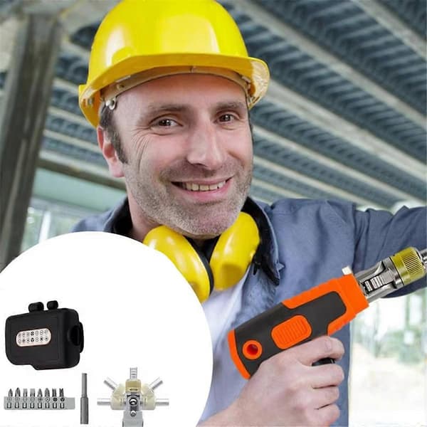 Ratchet Screwdriver 180 Degree Adjustable Angle Screwdriver Electronics Computer Tool Repair Kit E