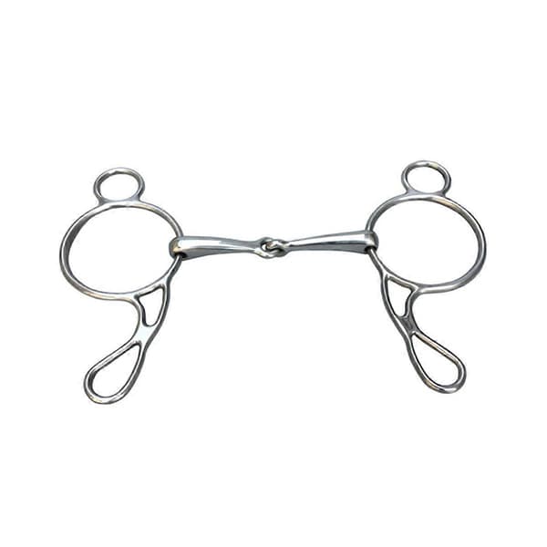 Hästbett Ring Snaffle Bett Hästmunbett för Ridträning
