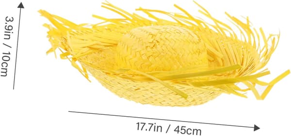 2-pack stråhattar för kvinnor för strand och utomhus, bredbrättad påskhattset i gul khaki