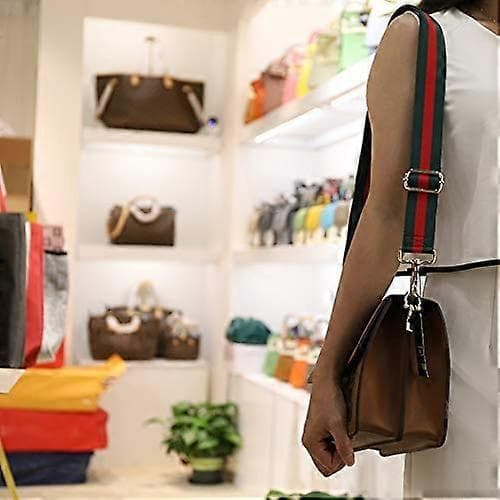 Handbag Replacement Strap, Crossbody, Striped, Wide, Adjustable