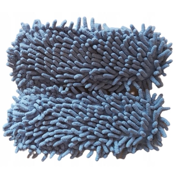 Storlek 35 för rengöring av golvet mikrofiber chenille avtagbar och tvättbar lata golvmoppning tofflor för män och kvinnor svepande stum