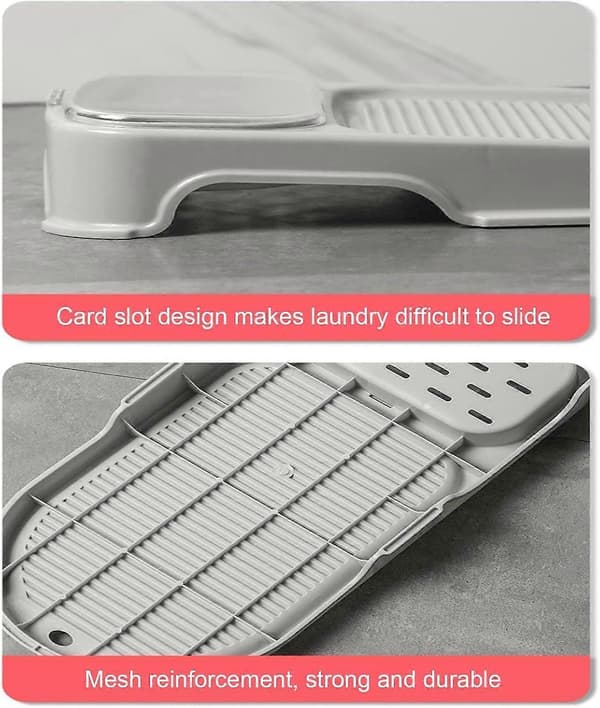 Hand Wash Board | 2-in-1 Portable Clothes Hand Washing Tool - Thickened Rectangular Clothes Scrub Board with Drain