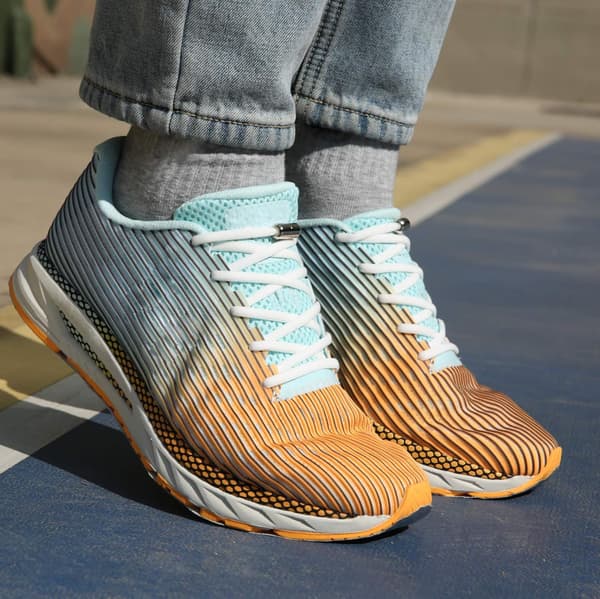 Elastiske snørebånd til børn og voksne sneakers, elastiske snørebånd uden binding Abrikos