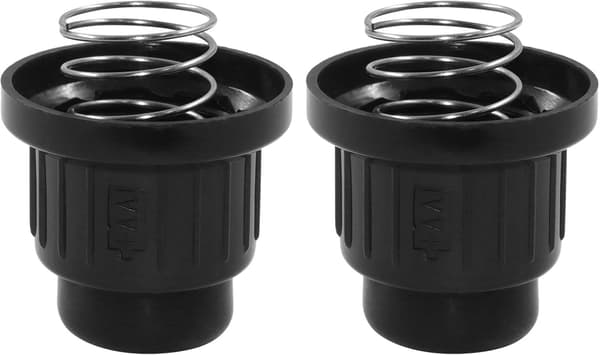 2 st AAA-batteritändarlock med fjädrar 2 st AAA Battery Push Button