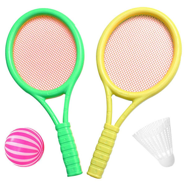 Svettdräkt Ungdom Tennisracketar Set Barnracket Spela Spel Badminton Set Barn Ga 38*17cm
