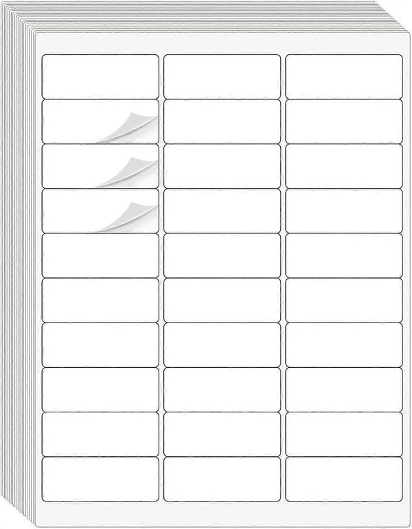Address Labels 1500 Label Stickers for Laser/Inkjet Printer Mail