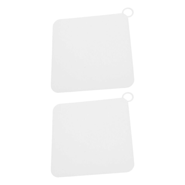 2 stk Holdbare Toilet Kloak Filterdæksel Kloak Aftapningsdæksel Gulvafløb Dæksel Hvid 20x20cm White 20x20cm