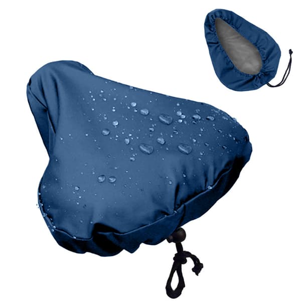 2-pack Waterproof Saddle Cover with Drawstring / Rain Cover for Bicycle Saddle Blue Blue 47 Blue 47