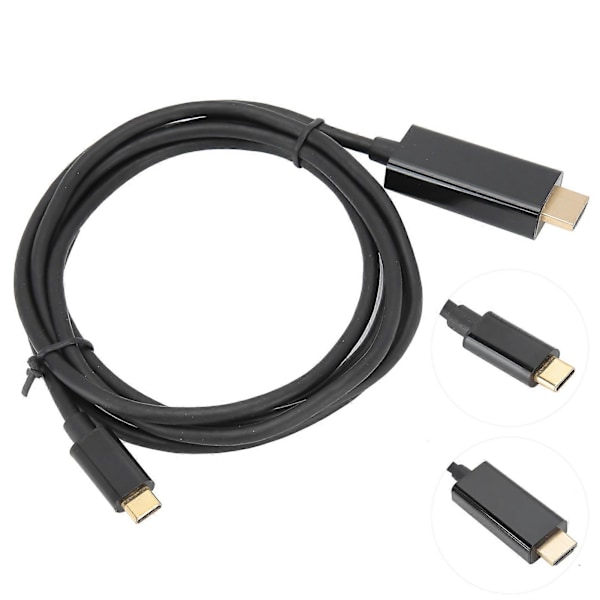 HD Kabeladapter Typ C till HDMI Hane 4K x 2K Laptop till TV Projektor