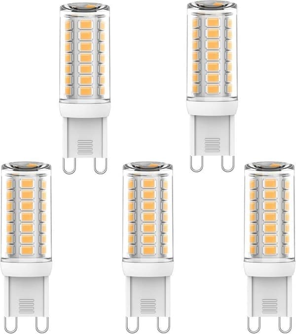 G9 LED-lampor 3W - Varmvit - 5-pack