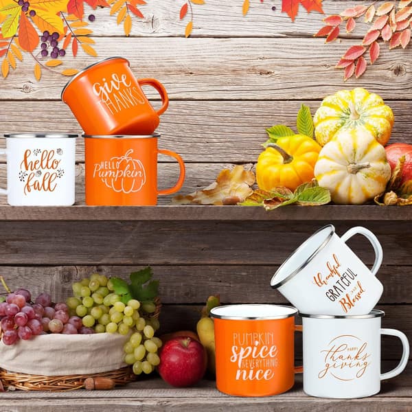 Höstkaffemuggar 12 oz för fest (st)